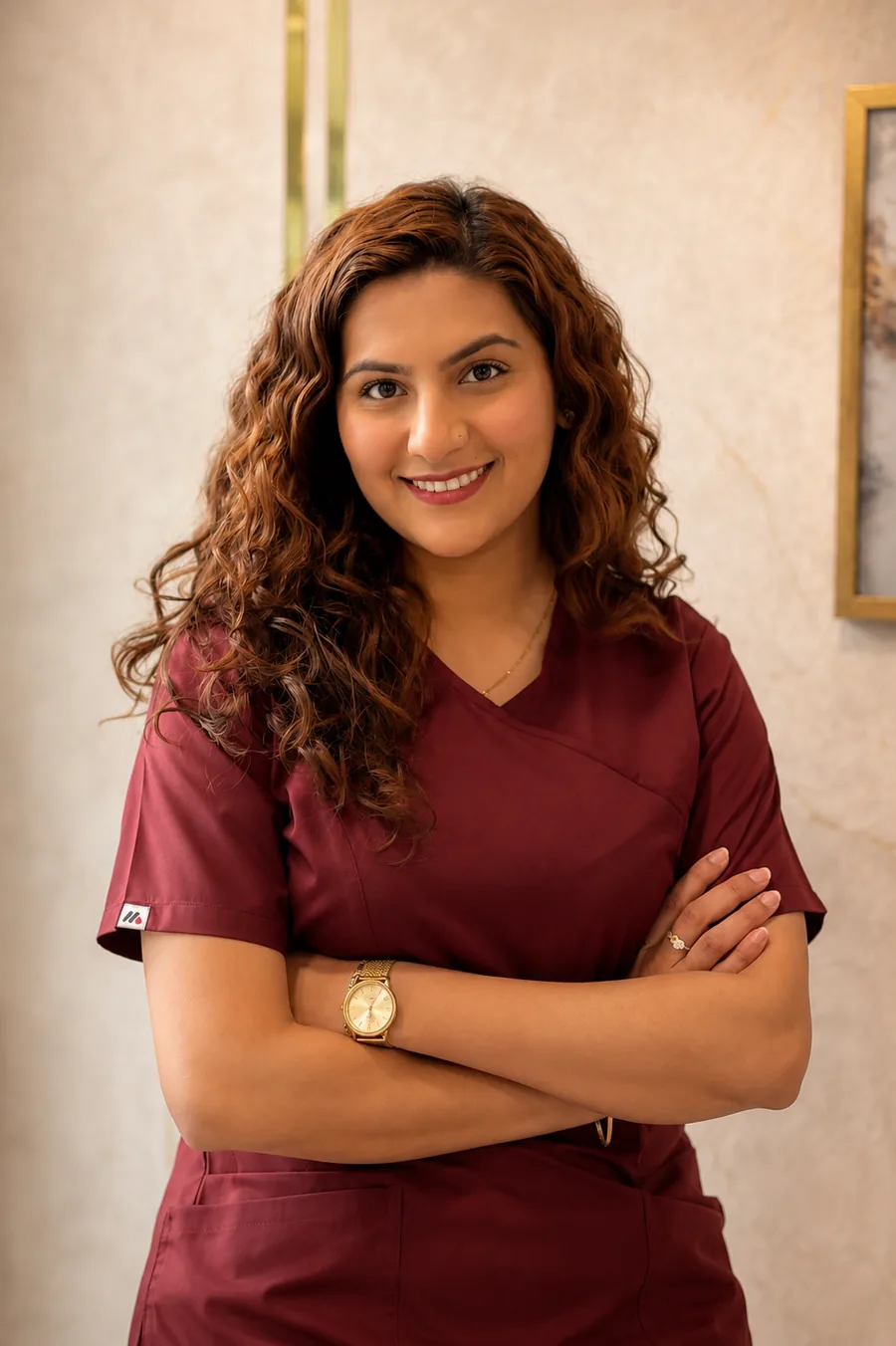 Professional portrait of Dr. Roha Ejaz, General & Restorative Dentist at ORA Dental Wellness in Bahria Town, Rawalpindi