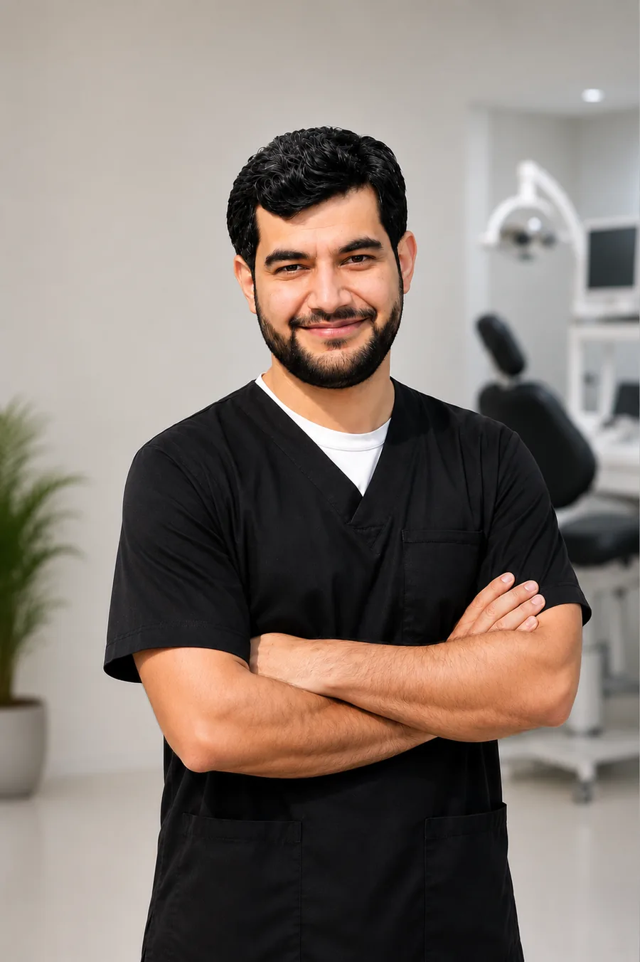Portrait of Dr. Usman Khattak, Periodontist & Implantologist at ORA Dental Wellness in Bahria Town, Islamabad