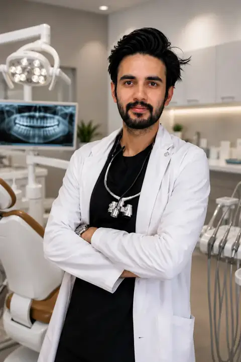 Portrait of Dr. Zain Iftikhar, Prosthodontist · ITI Member at ORA Dental Wellness in Bahria Town, Rawalpindi