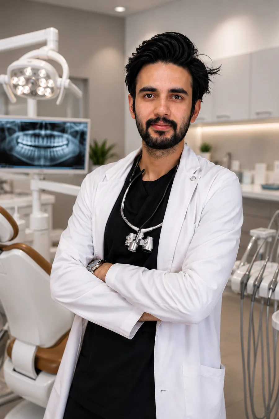 Portrait of Dr. Zain Iftikhar, Prosthodontist · ITI Member at ORA Dental Wellness in Bahria Town, Islamabad